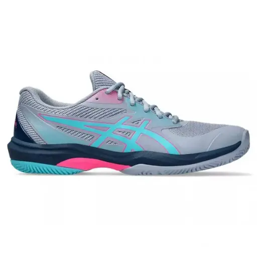 Asics Game FF Padel Gris Bleue Aqua