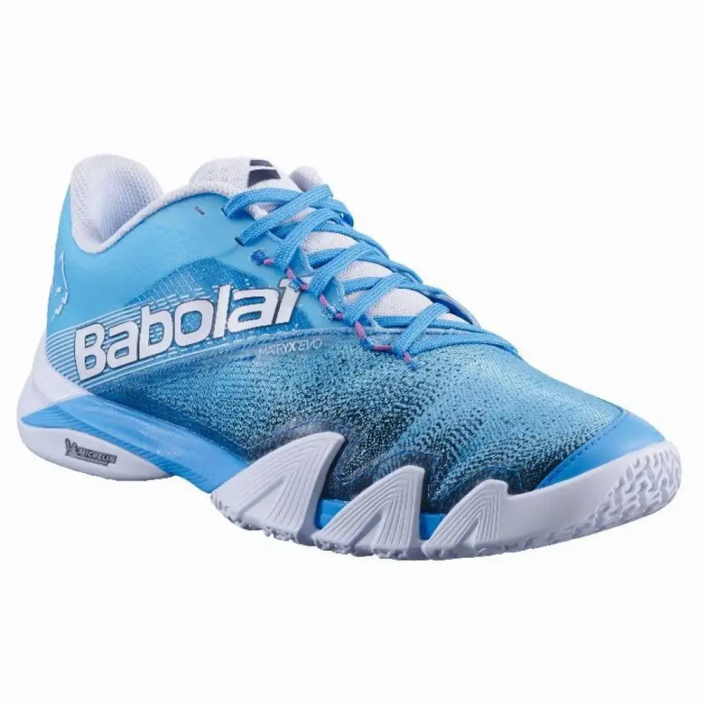 Babolat Juan Lebron Jet Premura 2 Cyan Bleue Blanche